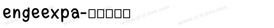 engeexpa字体转换