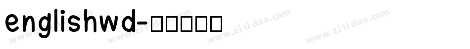 englishwd字体转换