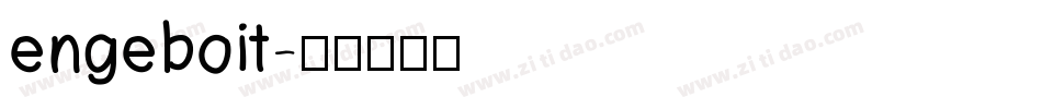 engeboit字体转换
