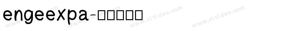 engeexpa字体转换