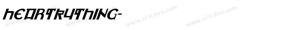Heartkything字体转换