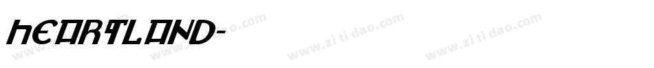 Heartland字体转换