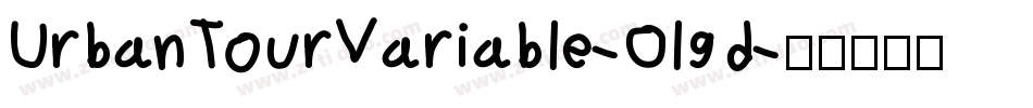 UrbanTourVariable-Ol9d字体转换