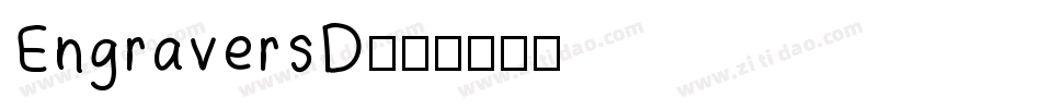 EngraversD字体转换