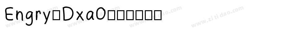 Engry-Dxa0字体转换