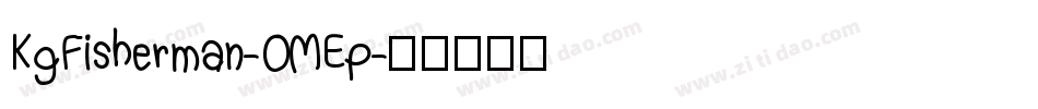KgFisherman-OMEp字体转换