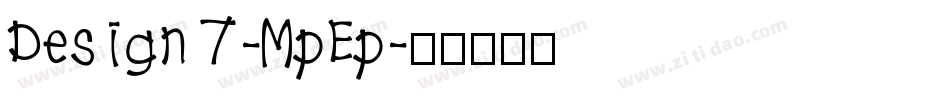Design7-MpEp字体转换