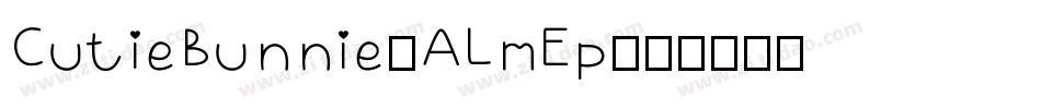 CutieBunnie-ALmEp字体转换