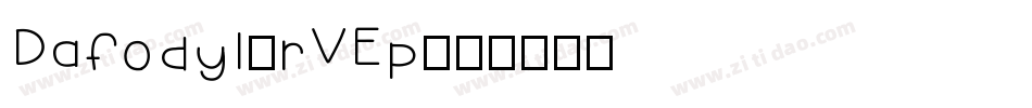 Dafodyl-rVEp字体转换