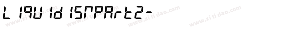 LIQUIDISMPART2字体转换