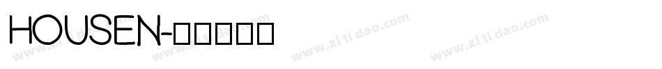 HOUSEN字体转换