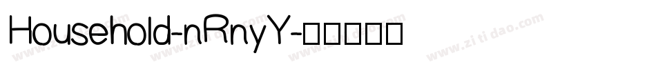Household-nRnyY字体转换