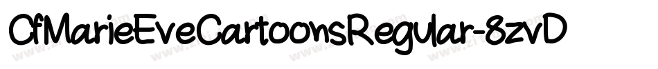 CfMarieEveCartoonsRegular-8zvD字体转换