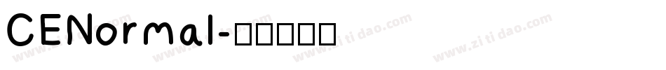 CENormal字体转换