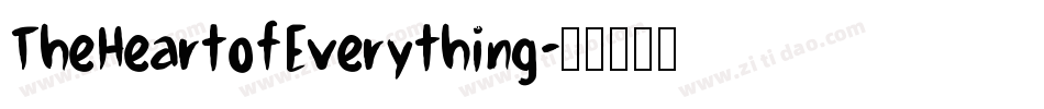 TheHeartofEverything字体转换
