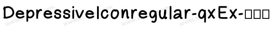 DepressiveIconregular-qxEx字体转换