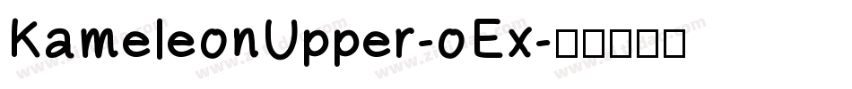 KameleonUpper-oEx字体转换