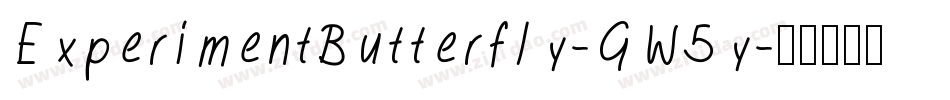 ExperimentButterfly-GW5y字体转换