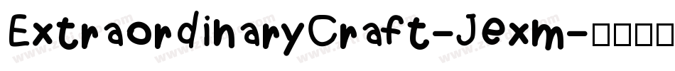 ExtraordinaryCraft-Jexm字体转换