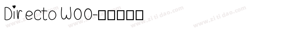 DirectoW00字体转换