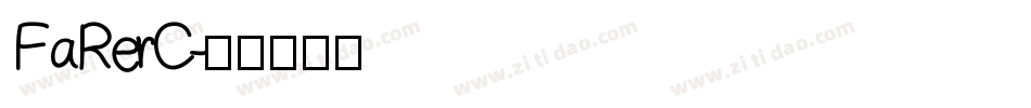 FaRerC字体转换