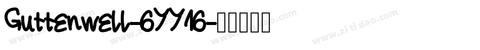 Guttenwell-6YY16字体转换