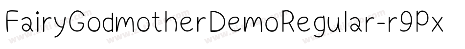 FairyGodmotherDemoRegular-r9Px字体转换