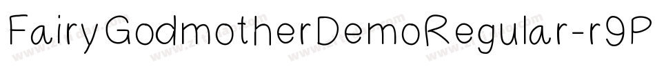 FairyGodmotherDemoRegular-r9Px字体转换