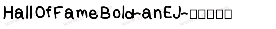 HallOfFameBold-anEJ字体转换