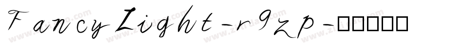 FancyLight-r9zp字体转换