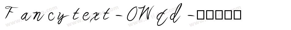 Fancytext-0Wqd字体转换