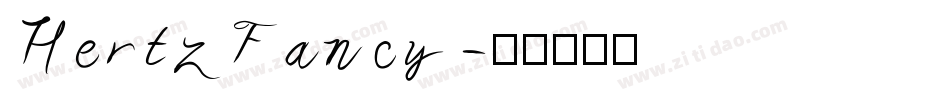 HertzFancy字体转换