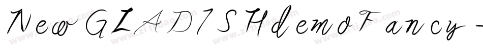 NewGLADISHdemoFancy字体转换