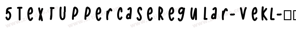 5TextUppercaseRegular-veKL字体转换