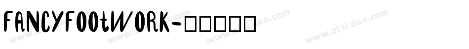 FANCYFOOTWORK字体转换
