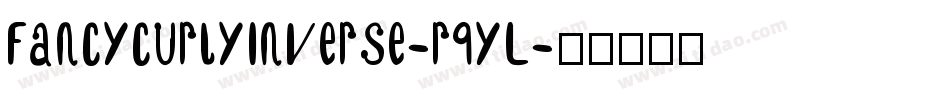 FancyCurlyInverse-r9yL字体转换
