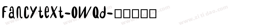 Fancytext-0Wqd字体转换