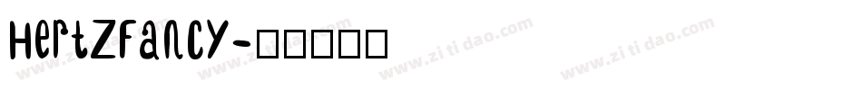 HertzFancy字体转换