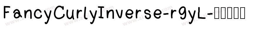 FancyCurlyInverse-r9yL字体转换