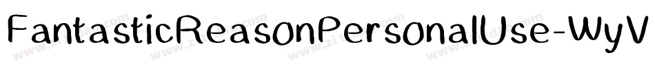 FantasticReasonPersonalUse-WyV2v字体转换