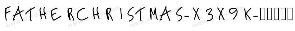 FatherChristmas-x3x9K字体转换