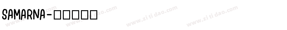 SAMARNA字体转换