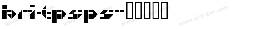 britpsps字体转换