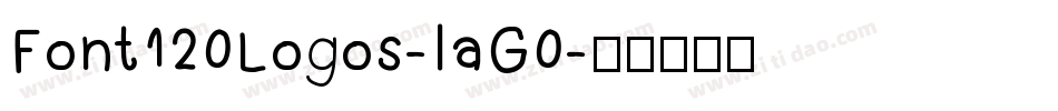 Font120Logos-laG0字体转换