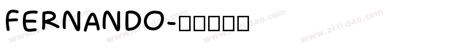 FERNANDO字体转换