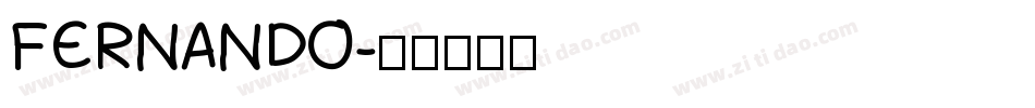 FERNANDO字体转换