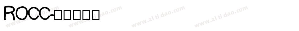 ROCC字体转换