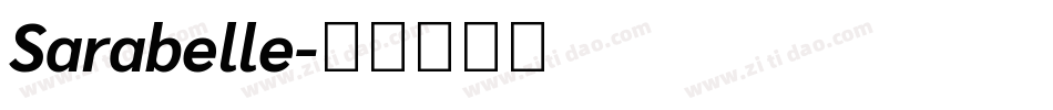 Sarabelle字体转换