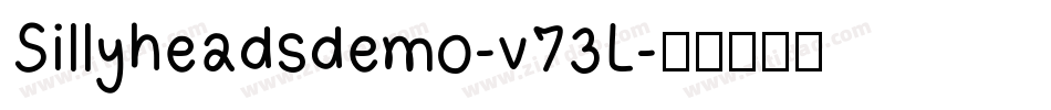 Sillyheadsdemo-v73L字体转换
