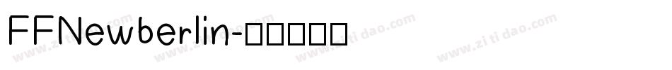 FFNewberlin字体转换